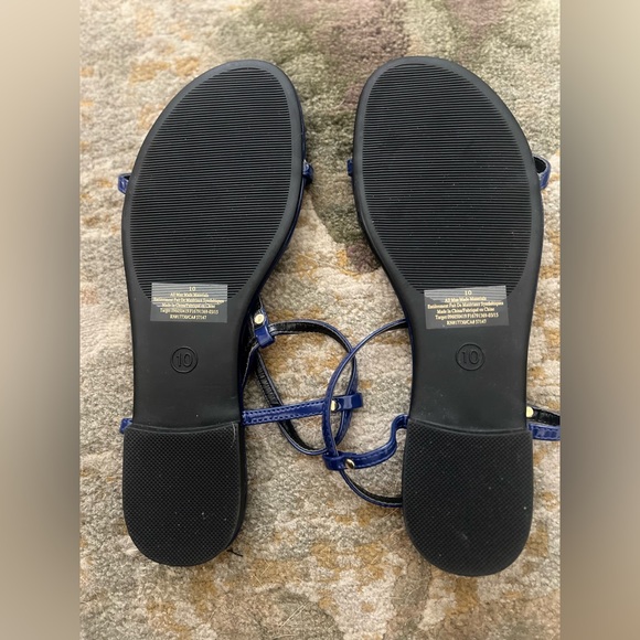Merona - strappy royal blue sandals - Picture 4 of 6